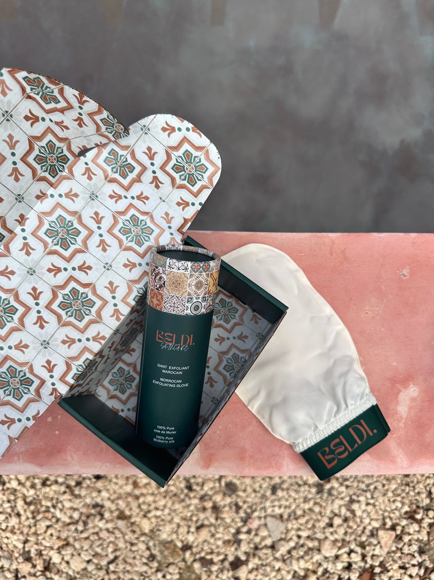 MORROCAN KESSA EXFOLIATING GLOVE-BELDI